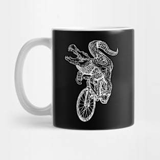 SEEMBO Alligator Cycling Bicycle Cyclist Biker Biking Bike Mug